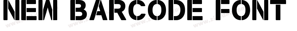New Barcode Font TFB字体转换